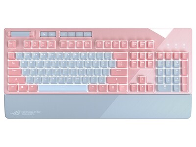 ASUS ROG Strix Flare PNK Limited Edition Mechanical Gaming Keyboard  -  Cherry MX Brown Switches