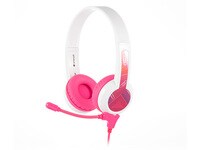 BuddyPhones StudyBuddy Wired On-Ear Kids Headphones - Pink