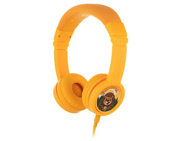 BuddyPhones Explore+ Wired On-Ear Kids Headphones - SunYellow