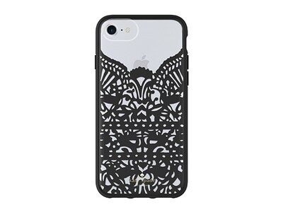 Étui de protection de Kate Spade pour iPhone 6/6s/7/8/SE 2nd Generation - Hummingbird Lace Black