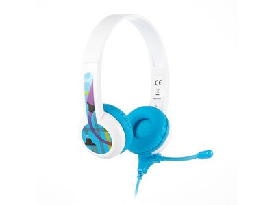 BuddyPhones StudyBuddy Wired On-Ear Kids Headphones - Blue