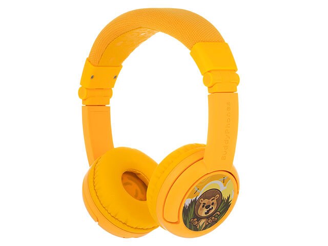 Casque d’écoute sans fil pour enfants Play+ de BuddyPhones - SunYellow