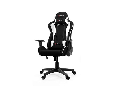 Arozzi Forte Racing Style Fabric Gaming Chair - White