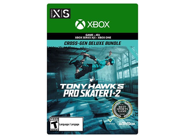 Tony Hawk’s Pro Skater 1 + 2 Cross-Gen Deluxe Bundle (Digital Download) for Xbox Series X/S & Xbox One