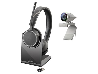 Poly Studio P5 Personal Webcam with Voyager 4220 UC USB-A Headset