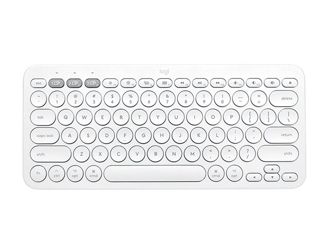 Clavier san fil Bluetooth® K380 pour Mac de Logitech - blanc