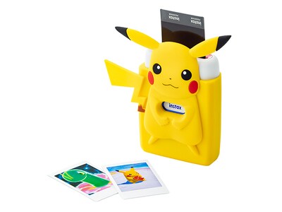 FUJIFILM instax® Mini Link Smartphone Printer Bundle with Pikachu Silicone Case