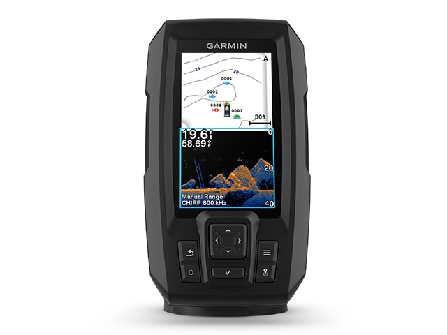 Sondeur Garmin Striker Vivid 4cv avec sonde GT20-TM et GPS