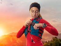 Montre intelligent multisport GPS titane Garmin Enduro Ultra performance avec bracelet en nylon - Noir