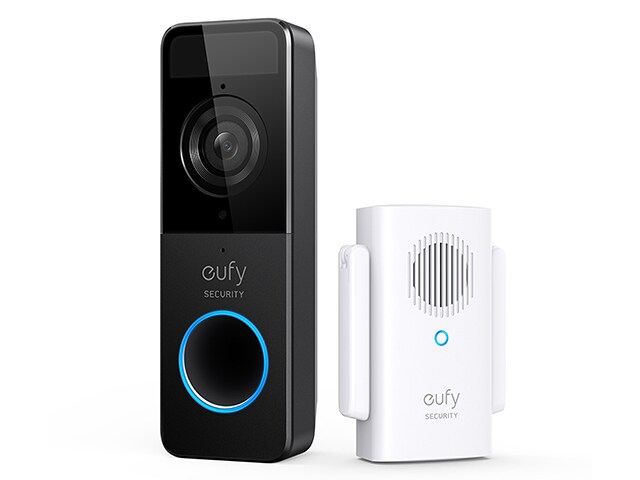 Eufy Video Doorbell 1080p Battery Powered - Black