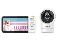 VTech® RM5764HD Moniteur vidéo à inclinaison et panoramique 1080p intelligent Wi-Fi de 5 po
