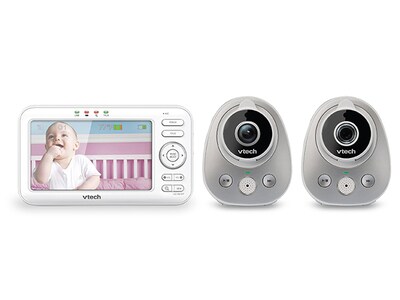 VTech® VM352-2 Audio/Video 5.0" LCD 2 Camera Baby Monitor 