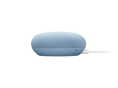 Nest Mini 2e génération de Google – bleu ciel