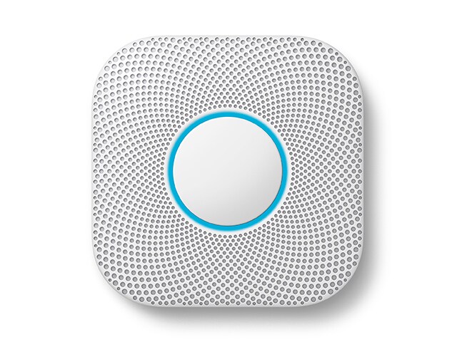 Google Nest Protect 2nd Gen Smart Smoke/Carbon Monoxide Wired Alarm - White