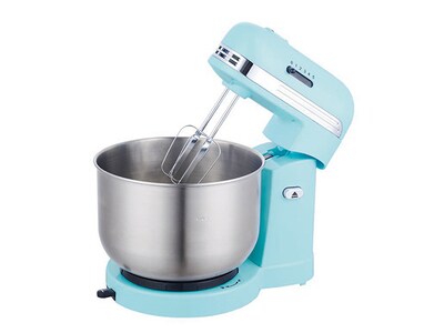 Brentwood SM-1162BL 5-Speed Stand Mixer with 3.5 Quart Stainless Steel Mixing Bowl - Blue