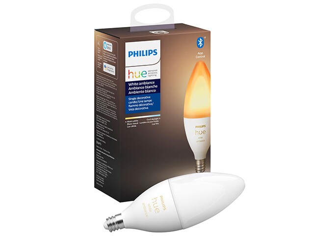 Philips Hue White Ambiance Candle E12 (Bluetooth®-enabled)