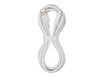 VITAL 3m (10’) Lightning-to-USB PVC Charge & Sync Cable - White