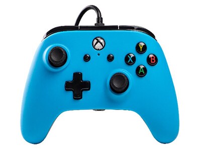 Manette filaire PowerA pour Xbox One - Bleu