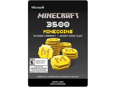 Minecraft: Minecoins Pack: 3500 Coins (Digital Download) for Xbox One