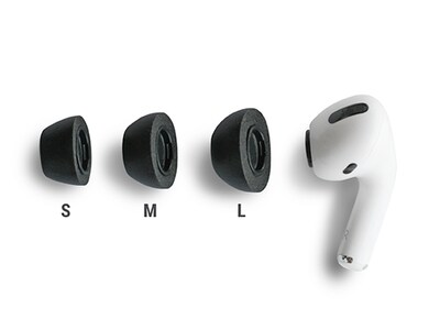 Comply Foam Embouts en mousse compatibles avec les Airpods Pro d'Apple (Tailles assorties S/M/L, 3 paires)