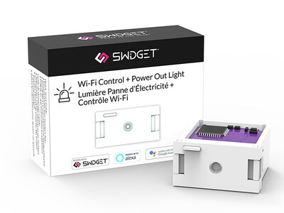 Insertion de lumière de Swidget Wi-Fi Smart+Powerout ajoutée