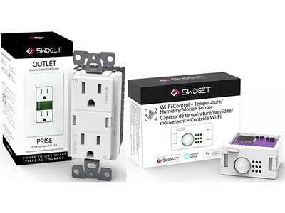 Swidget Smart 15A Outlet + Temp / Humi / Motion