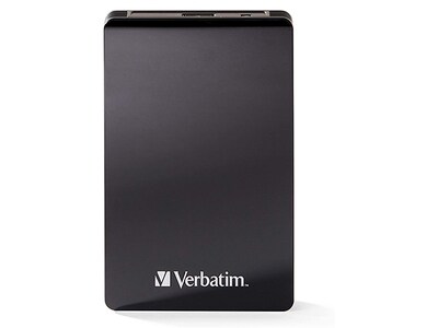 Verbatim Vx460 256GB USB 3.1 External Solid State Drive - Black