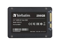 Disque dur SSD interne SATA III 2,5 po 256 Go Vi550  de Verbatim - noir