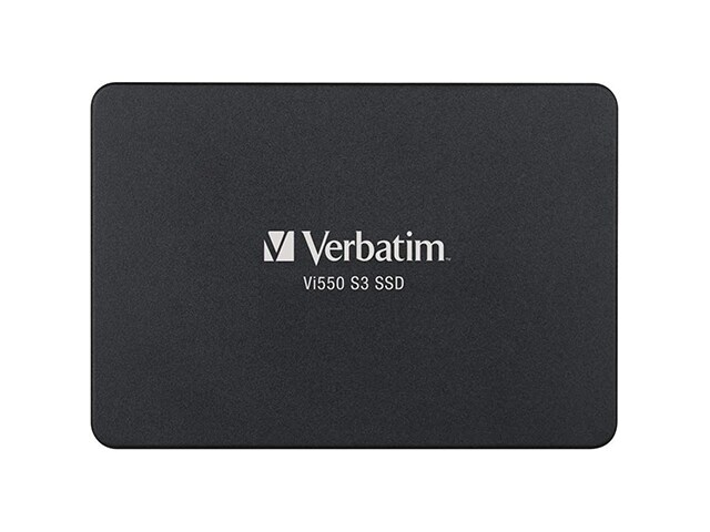 Disque dur SSD interne SATA III 2,5 po 128 Go Vi550 de Verbatim - noir