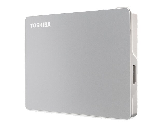 Toshiba CANVIO Flex 2TB USB 3.0 Portable External Hard Drive - Silver