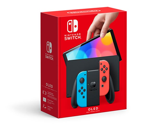 Nintendo Switch™ (OLED Model) with Neon Joy‑Con™ 