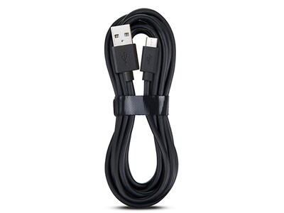 Câble de recharge et de synchronisation Micro USB CPV de 3 m (10 pi) de VITAL - noir
