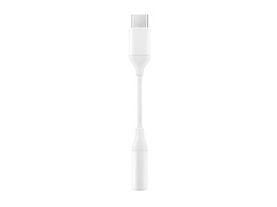 Adaptateur USB-C pour écouteurs 3,5 mm de Samsung - blanc