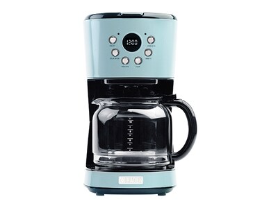 Haden Heritage 75032 12-Cup Programmable Coffee Maker -Turquoise