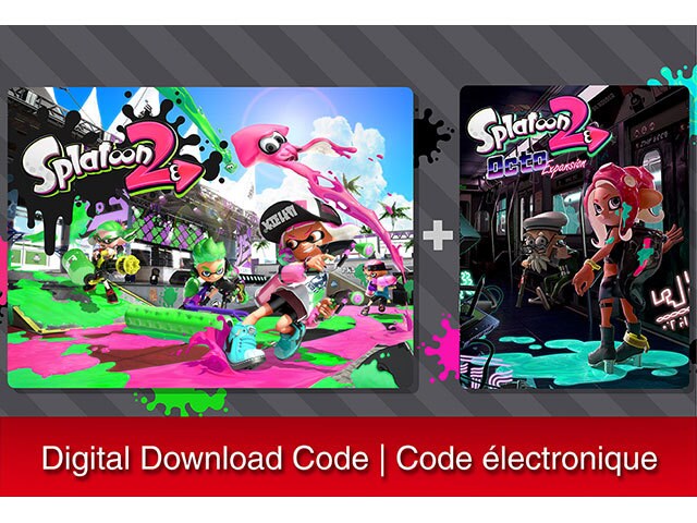 Splatoon 2 + Splatoon 2 Octo Expansion Bundle (Code Electronique) pour Nintendo Switch