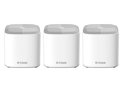 D-Link COVR-X1863 AX1800 Dual-Band Whole Home Mesh Wi-Fi 6 System - 3-Pack