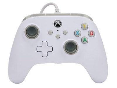 Manette cœur câblée PowerA pour Xbox Series X - blanc	