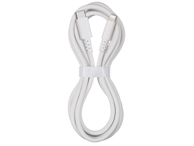 VITAL 3m (10â) Lightning-to-USB Type-C PVC Charge & Sync Cable - White