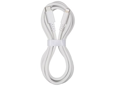 VITAL 3m (10’) Lightning-to-USB Type-C PVC Charge & Sync Cable - White