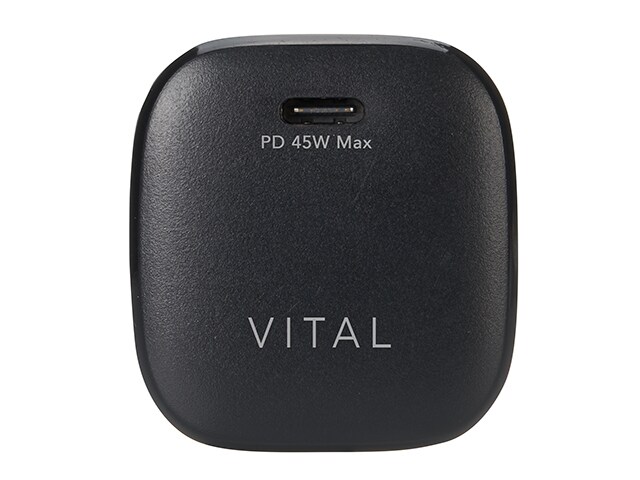 VITAL 45W USB Type-C™ PD GaN Wall Charger - Black