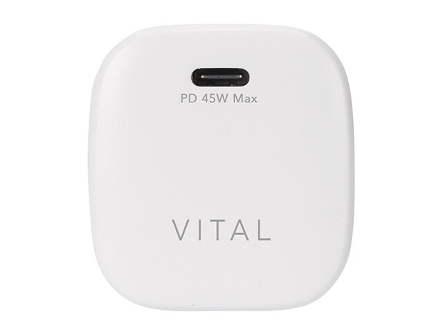 VITAL 45W USB Type-C™ PD GaN Wall Charger - White