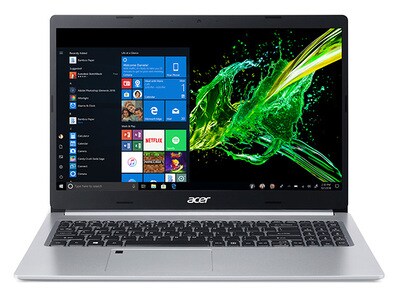 Acer Aspire A515-54-36D3 15.6" Laptop with Intel® i3-10011U, 128GB SSD, 4GB RAM & Windows 10 Home in S Mode - Silver - Scratch & Dent