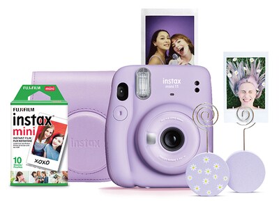 FUJIFILM instax® Mini 11 Instant Camera Gift Set - Lilac Purple