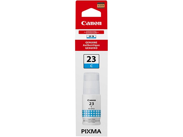 Canon PIXMA GI-23 Genuine Ink Cartridge - Cyan (4670C001)