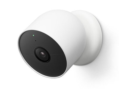 Google Nest Cam - Caméra de sécurité intérieure ou extérieure sans fil à pile pour la maison