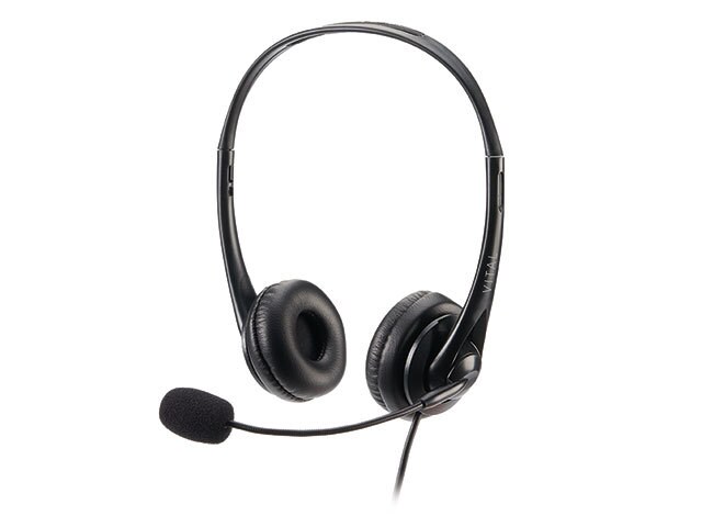 VITAL Wired 3.5mm Office Headset - Black