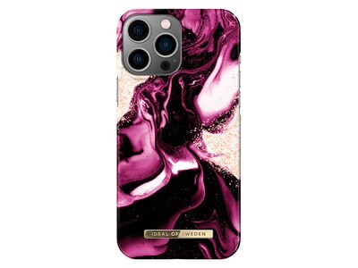 iDeal of Sweden iPhone 13 Pro Max Case - Ruby Gold Marble 