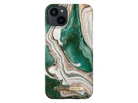 iDeal of Sweden iPhone 13 Case - Golden Jade Marble