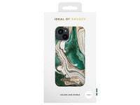 iDeal of Sweden iPhone 13 Case - Golden Jade Marble