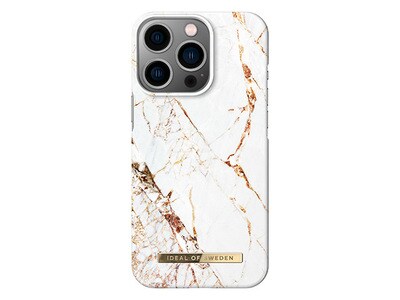 iDeal of Sweden iPhone 13 Pro Case - Carrara Gold Marble